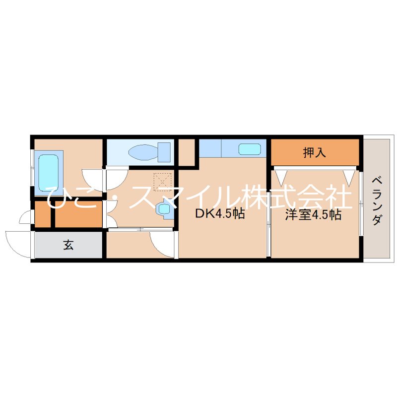 水前寺ルイビル飛鳥 間取り
