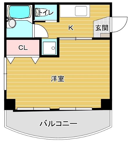 大川ハイツ 間取り