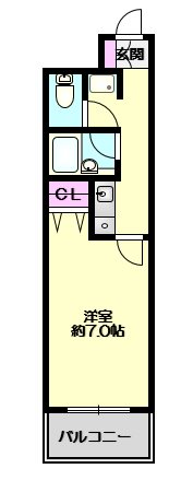 トーカン水前寺キャステール 間取り