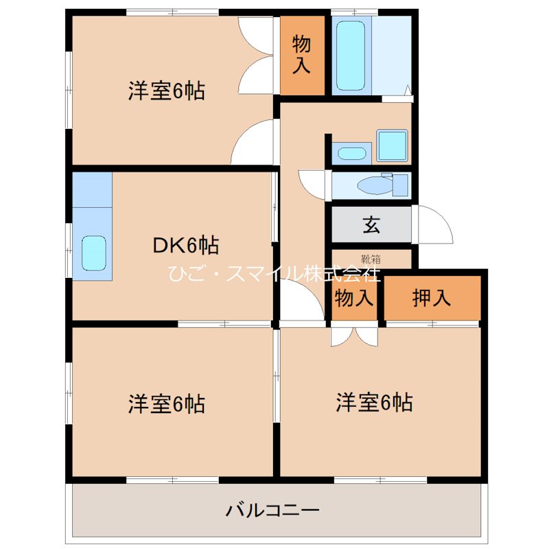 プラティーク月出 間取り