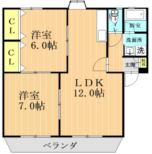 アーバン柳原 間取り