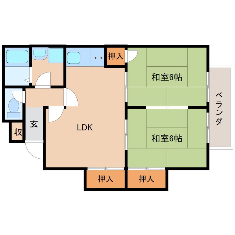 サンハイム惣領 間取り