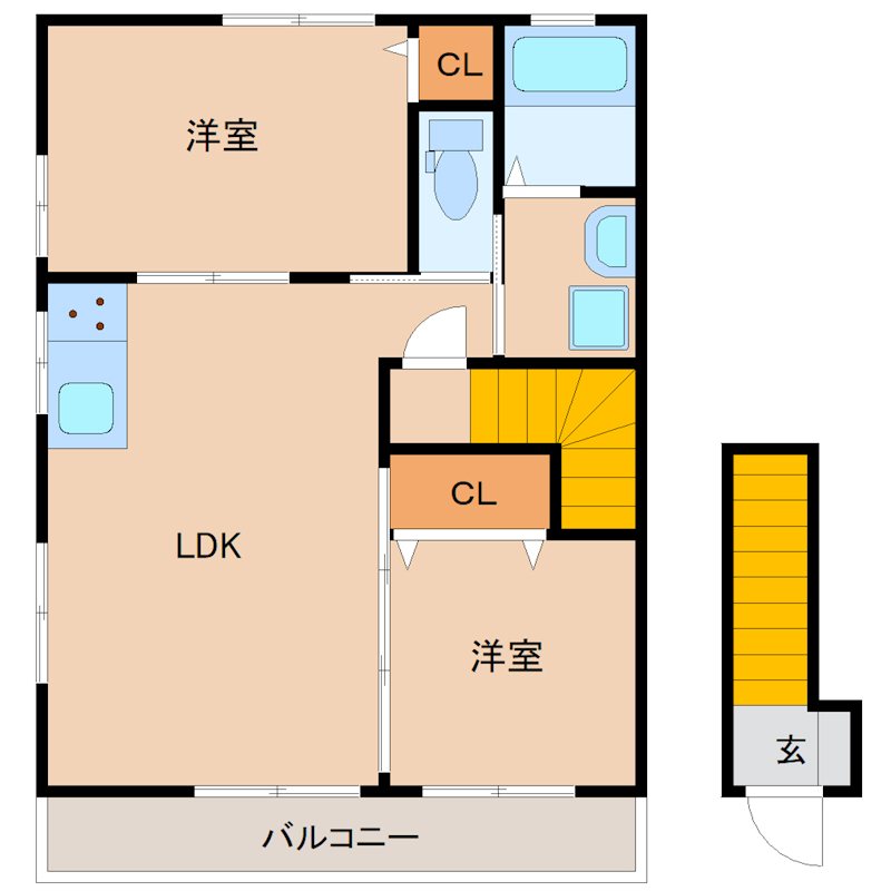 サンハイム長嶺 間取り