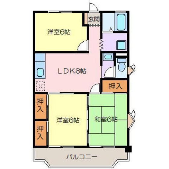 クイーンハイツ 間取り