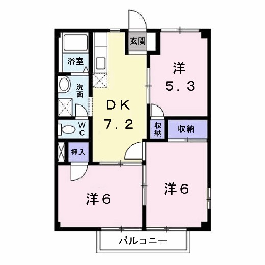 グリーンハイツＫ 間取り