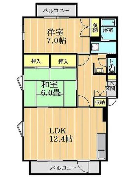 スカイハイツ 間取り