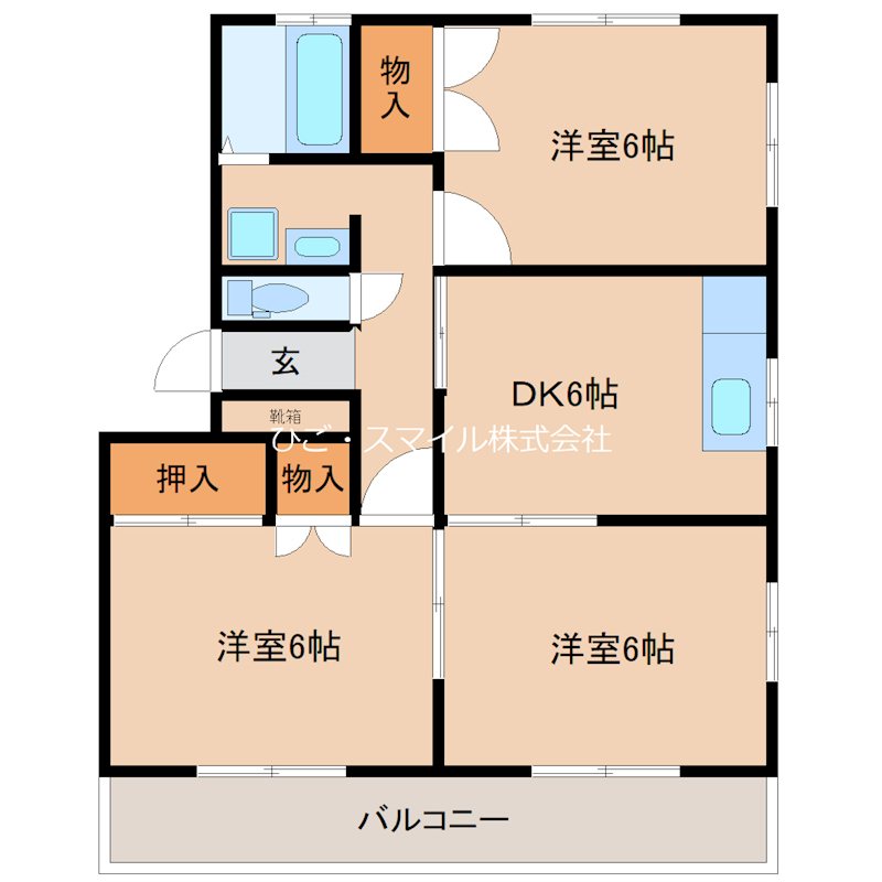 プラティーク月出 間取り