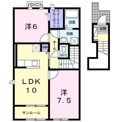 ル　ボノー　Ⅱ 間取り