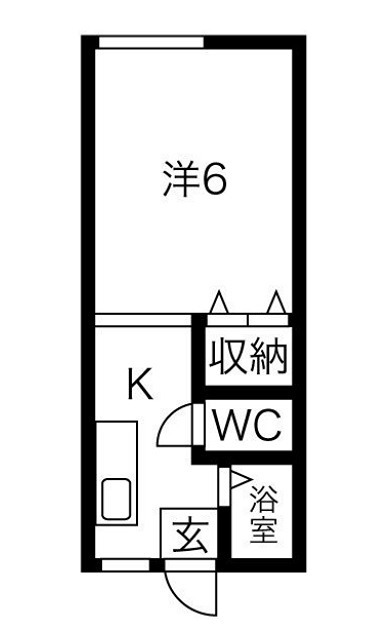 カレッジハウス 間取り