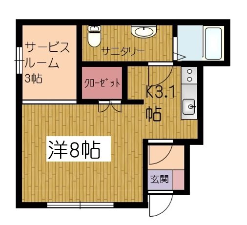 レジェルマン三本柳 間取り