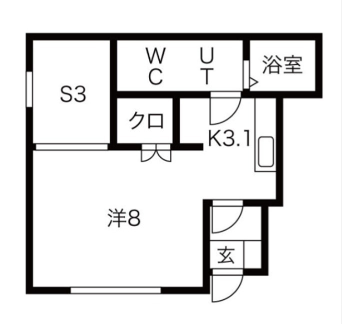 レジェルマン三本柳 間取り