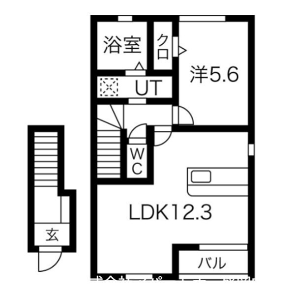 テゾーロ下太田　D棟 間取り