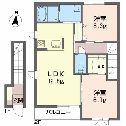 ＫブランシェJ 間取り