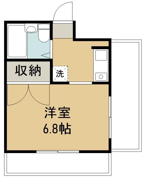 山建 405号室 間取り