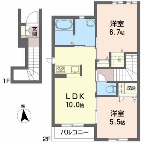 ガナールD 間取り
