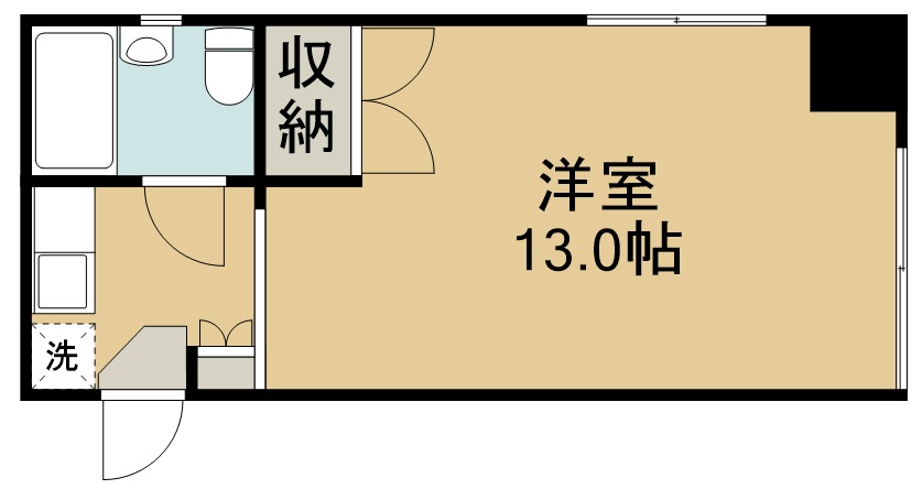 クレール小林 205号室 間取り