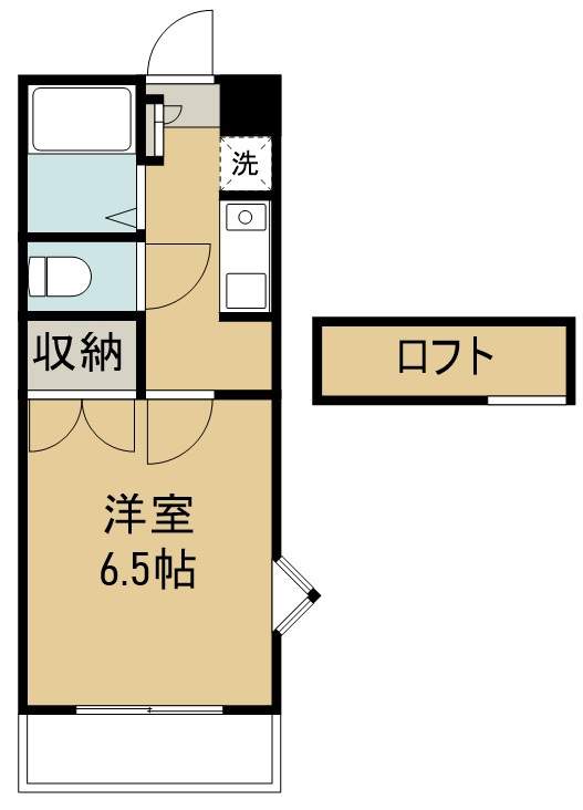 パルテスール５ 105号室 間取り