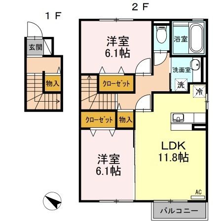 ボンシック　３番館 間取り