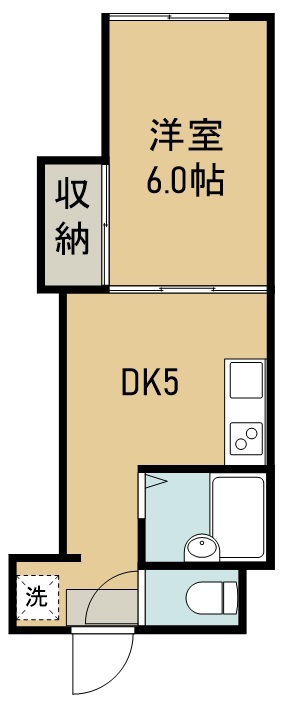 ニュークラッセ楓 204号室 間取り