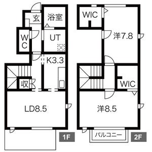 PLUM TREE弐番館 間取り