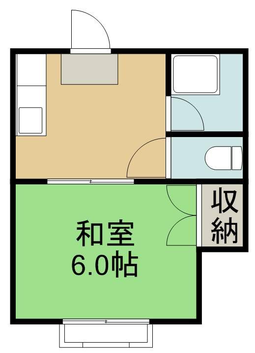 鈴木コーポ 202号室 間取り