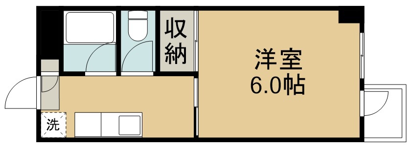 マスコットビル 303号室 間取り