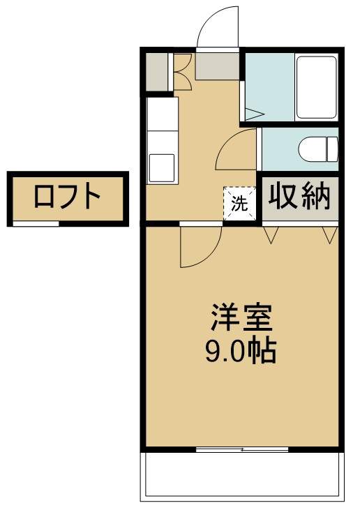 イーハウス２０００ 102号室 間取り