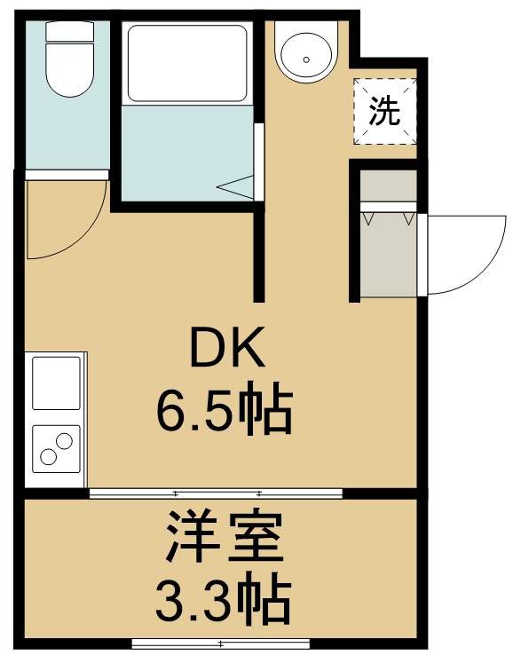 あすと五十人町Ⅱ 101号室 間取り