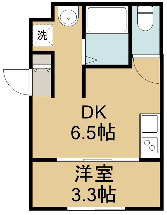 あすと五十人町Ⅱ 103号室 間取り