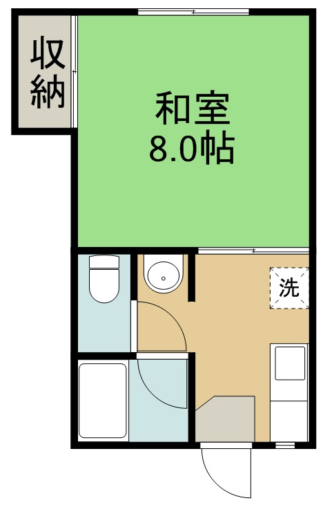 コーポ芳賀Ｃ棟 間取り図