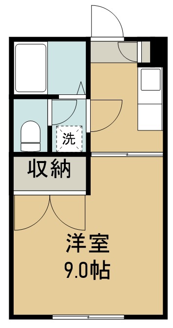 シャトレー岩井Ⅱ 間取り図