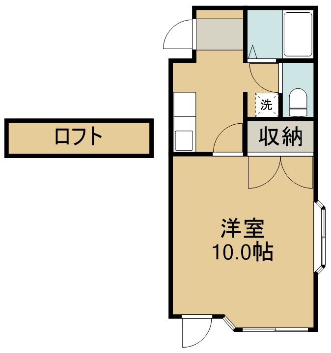 ホワイトキャッスル宮城野Ⅲ 間取り図