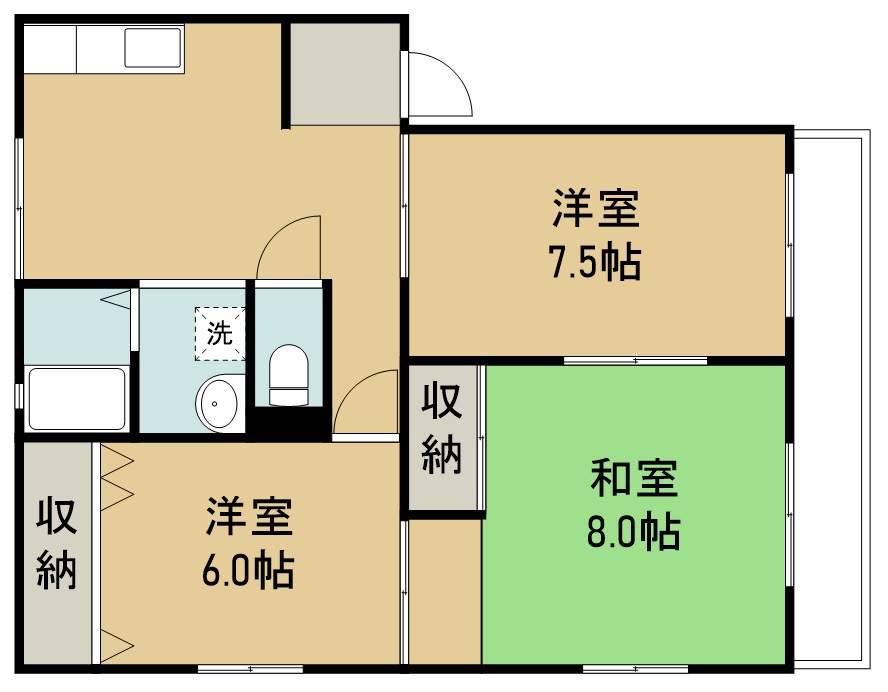 ハイツＫＳ 302号室 間取り