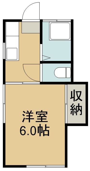 コーポ菅井Ｃ棟 間取り図