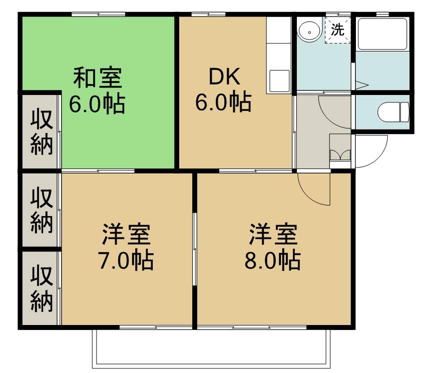 フルール５１ 間取り図