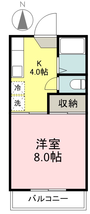 プレーンハイツ 103号室 間取り