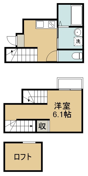 Ｄ－ＣＡＳＡ文化町 間取り図