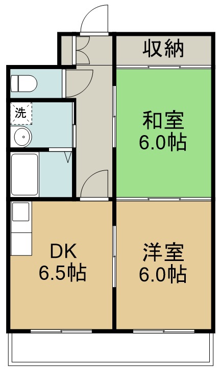 銀杏町レジデンス 503号室 間取り