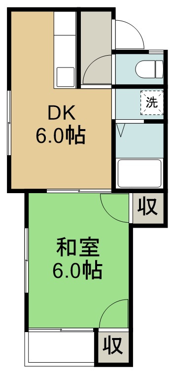 αＮＥＸＴタカサゴＮｏ．１ 202号室 間取り