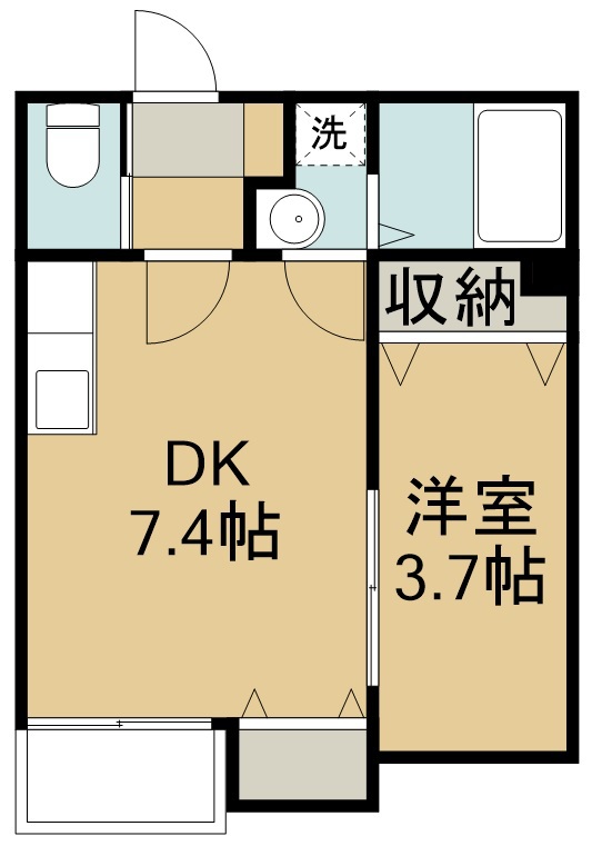 メゾンふじⅡ 302号室 間取り