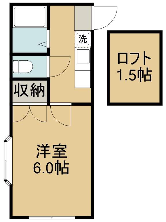 アリス高砂第２ 201号室 間取り