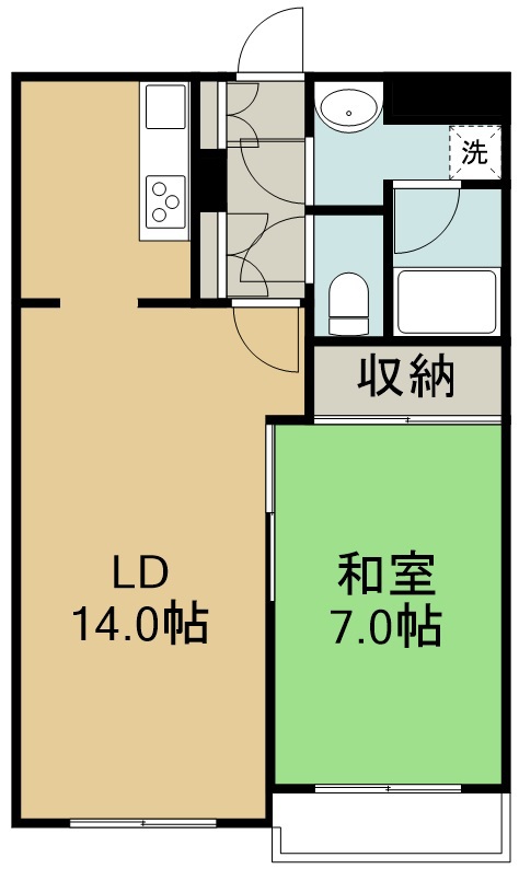 プレステップエーキューブ 間取り図
