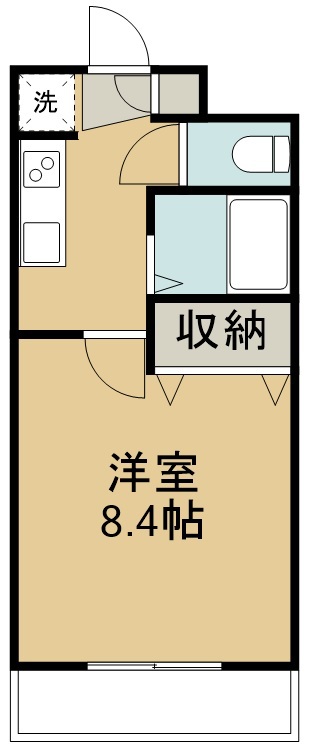 シティーコートＦｕｋｕｊｙｕ 303号室 間取り