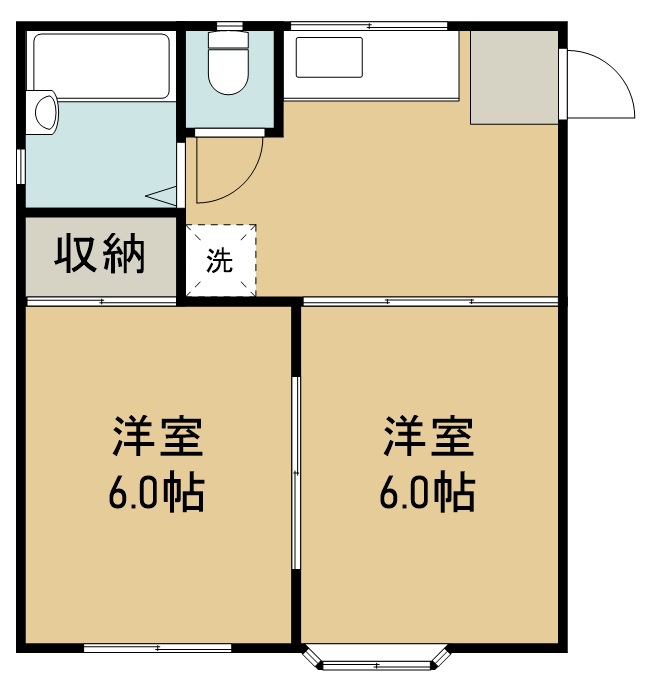 高澤アパート 間取り図