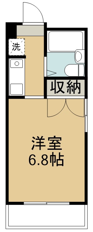 山建 204号室 間取り