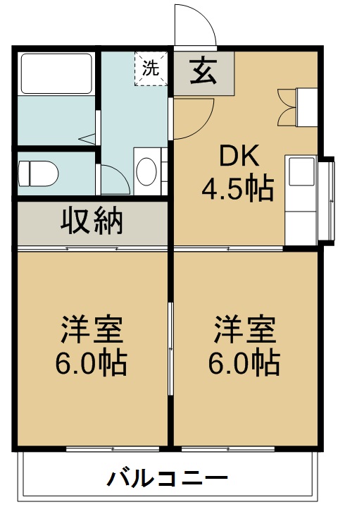 宮千代レジデンス 501号室 間取り