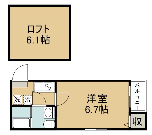 サニープラザ東仙台 間取り図