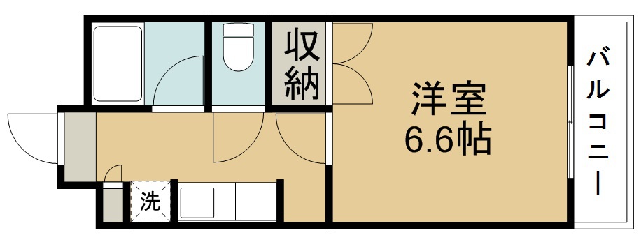 ＴＳ五輪ビル 502号室 間取り