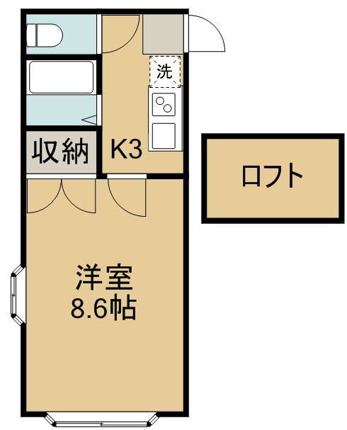 ホワイトキャッスル古城 間取り図