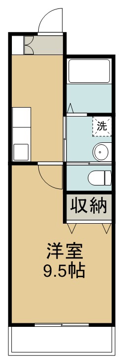 ハバードリーム１番館 202号室 間取り